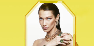 Le sfaccettature dei cristalli Swarovski: continua la campagna con Bella Hadid Bella Hadid per Swarovski Metallic