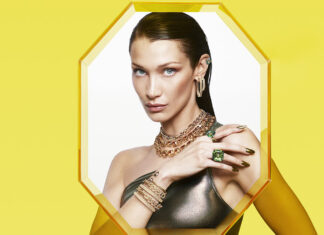 Le sfaccettature dei cristalli Swarovski: continua la campagna con Bella Hadid Bella Hadid per Swarovski Metallic