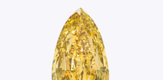 Il Golden Canary diventa il terzo diamante giallo dal valore più alto mai messo all’asta The Golden Canary, Sotheby's.