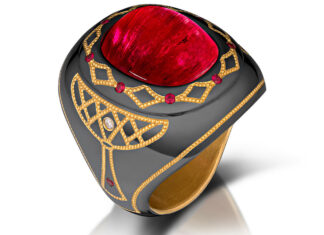 Anelli degni di un re. I gioielli da uomo premiati agli AGTA Awards 2022 “The Kings Ring” di Zoltan David, AGTA Spectrum Awards.