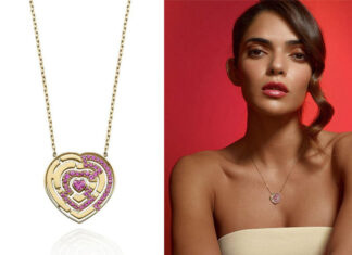 From London with Love: le proposte di Robinson Pelham per San Valentino Labyrinth Heart Pendant di Robinson Pelham.