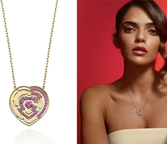 From London with Love: le proposte di Robinson Pelham per San Valentino Labyrinth Heart Pendant di Robinson Pelham.