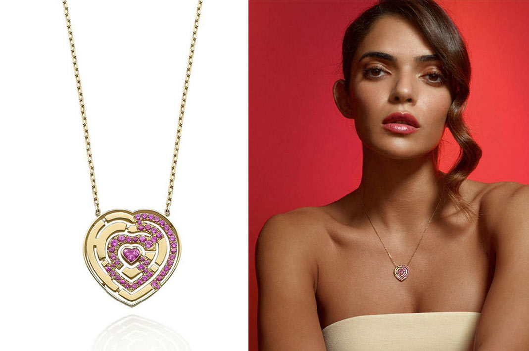 evidenza Robinson-Pelham Labyrinth Heart Pendant di Robinson Pelham.