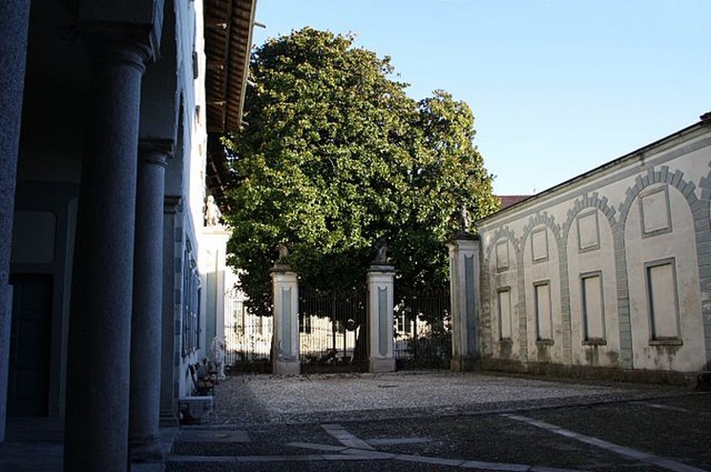 Cortile del Museo del Paesaggio a Verbania