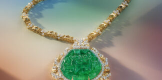 All’asta da Christie’s la collezione di gioielli più grande al mondo: “The World Of Heidi Horten” in vendita a Ginevra Collana Harry Winston con il diamante “Great Mughal”