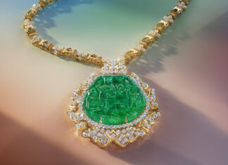 All’asta da Christie’s la collezione di gioielli più grande al mondo: “The World Of Heidi Horten” in vendita a Ginevra Collana Harry Winston con il diamante “Great Mughal”