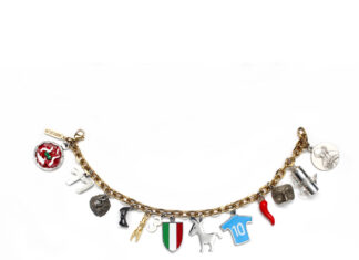 Il bracciale e girocollo Napoletanissimo di Circuiti Gioielli celebra il terzo scudetto del Napoli Bracciale “Napoletanissimo” con charms della città di Napoli di Circuiti Gioielli.