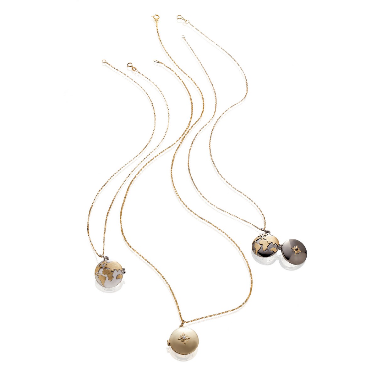 Pendenti e anelli in oro e argento di Latitude Jewelry