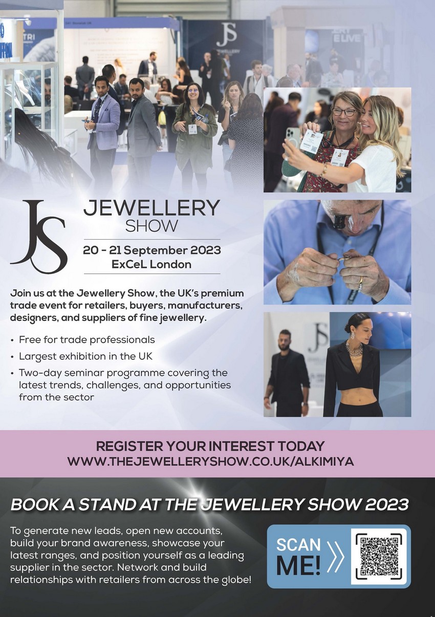 Alkimiya Magazine è Media Partner del Jewellery Show.