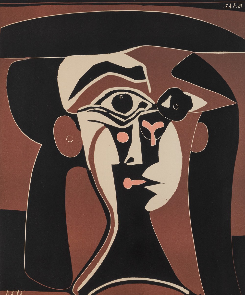 Raffigurazione della moglie di Pablo Picasso, Jaqueline au Chapeau Noir
