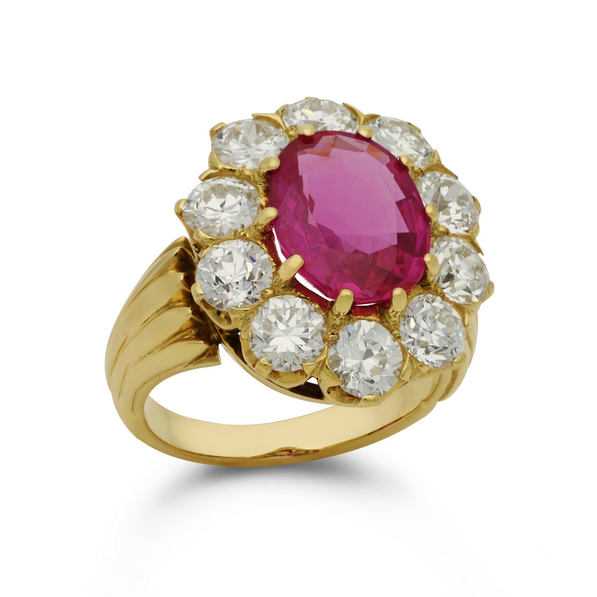 Anello Hancocks in stile Barbiecore