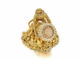 Le straordinarie collezioni di gioielli Cartier e David Webb della famiglia Mellon: una storia di lusso e magnificenza Orologio da tavolo di David Webb in oro, rubini e diamanti.