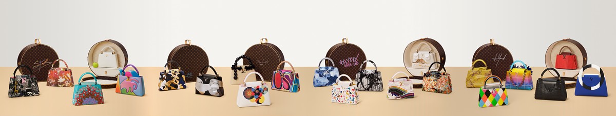 La collezione “Artycapucines” di Louis Vuitton, 22 borse realizzate da artisti inediti.