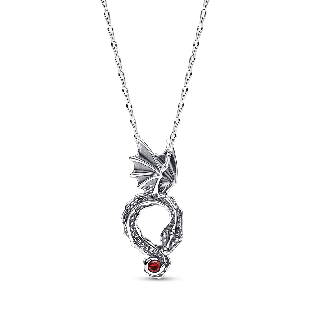 Pendente in argento a forma di drago game of thrones
