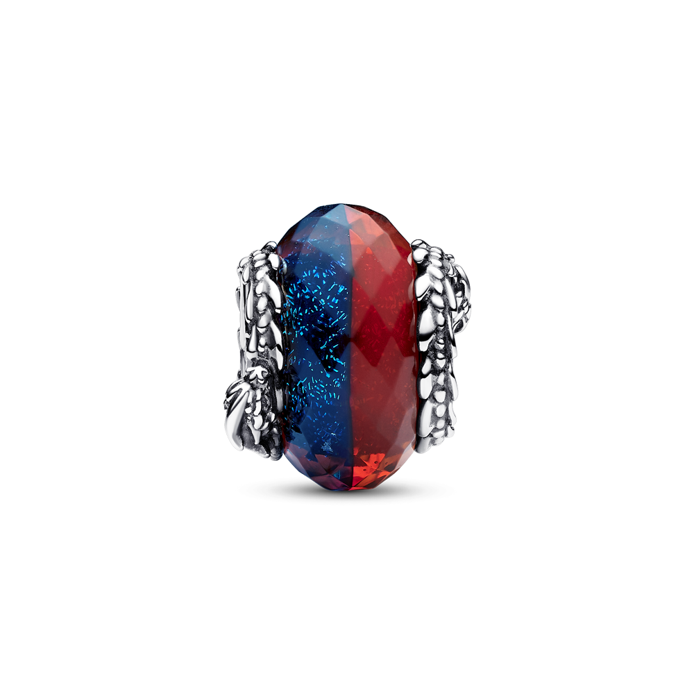Charm Vetro di Murano Ghiaccio e Fuoco pandora