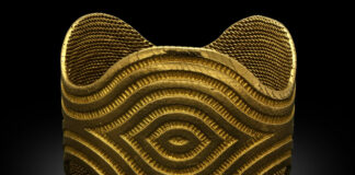 L’eredità Lenfant nel bracciale Tissu Milanais, la scelta Hancocks di ottobre Bracciale in oro ‘Tissu Milanais’ di Lenfant, Collezione ‘Optical’