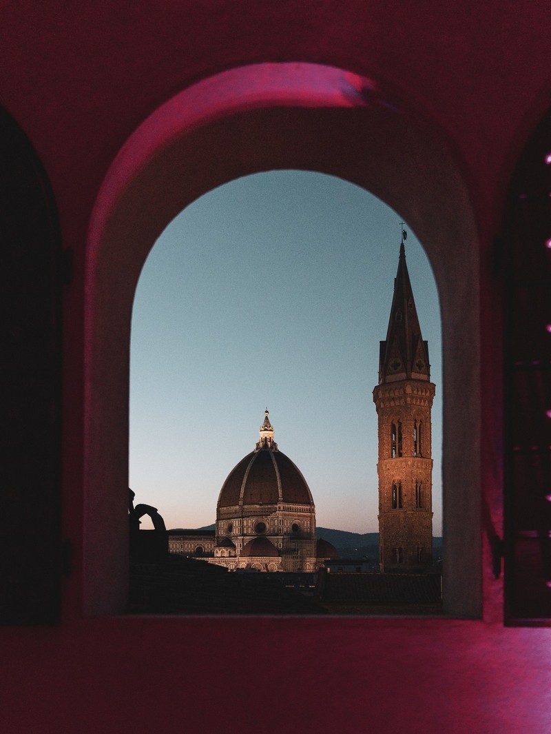 Vista su Firenze dalla terrazza del Palazzo Gondi