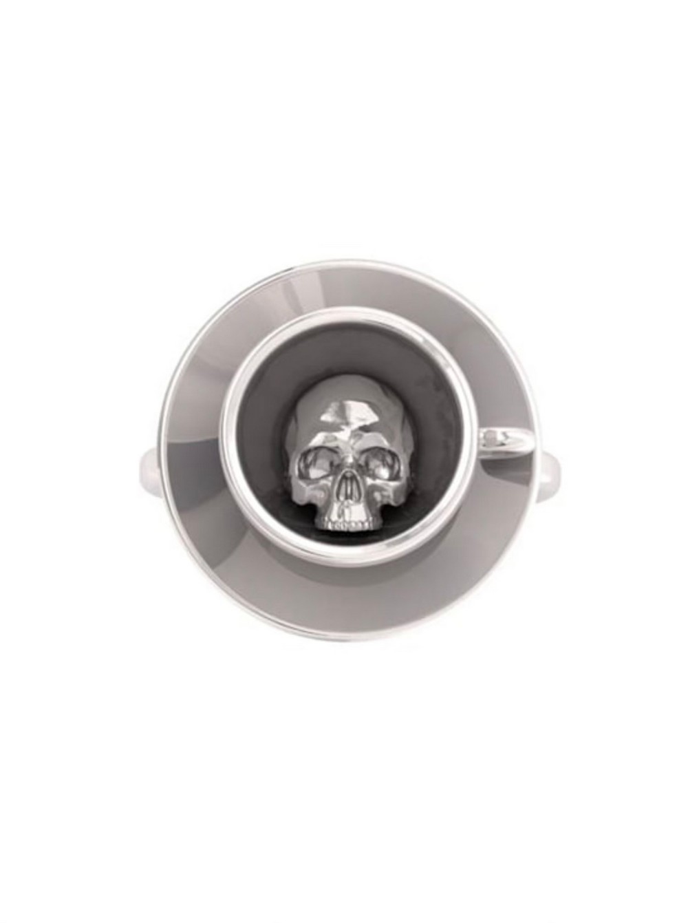 Anello Skull Teacup visto dall’interno.