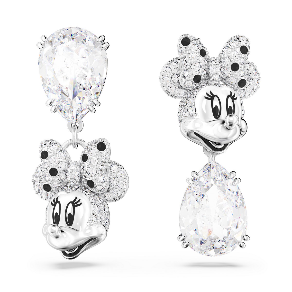 Orecchini pendenti Minnie Mouse, “Disney100 x Swarovski Jewelry Collection”.