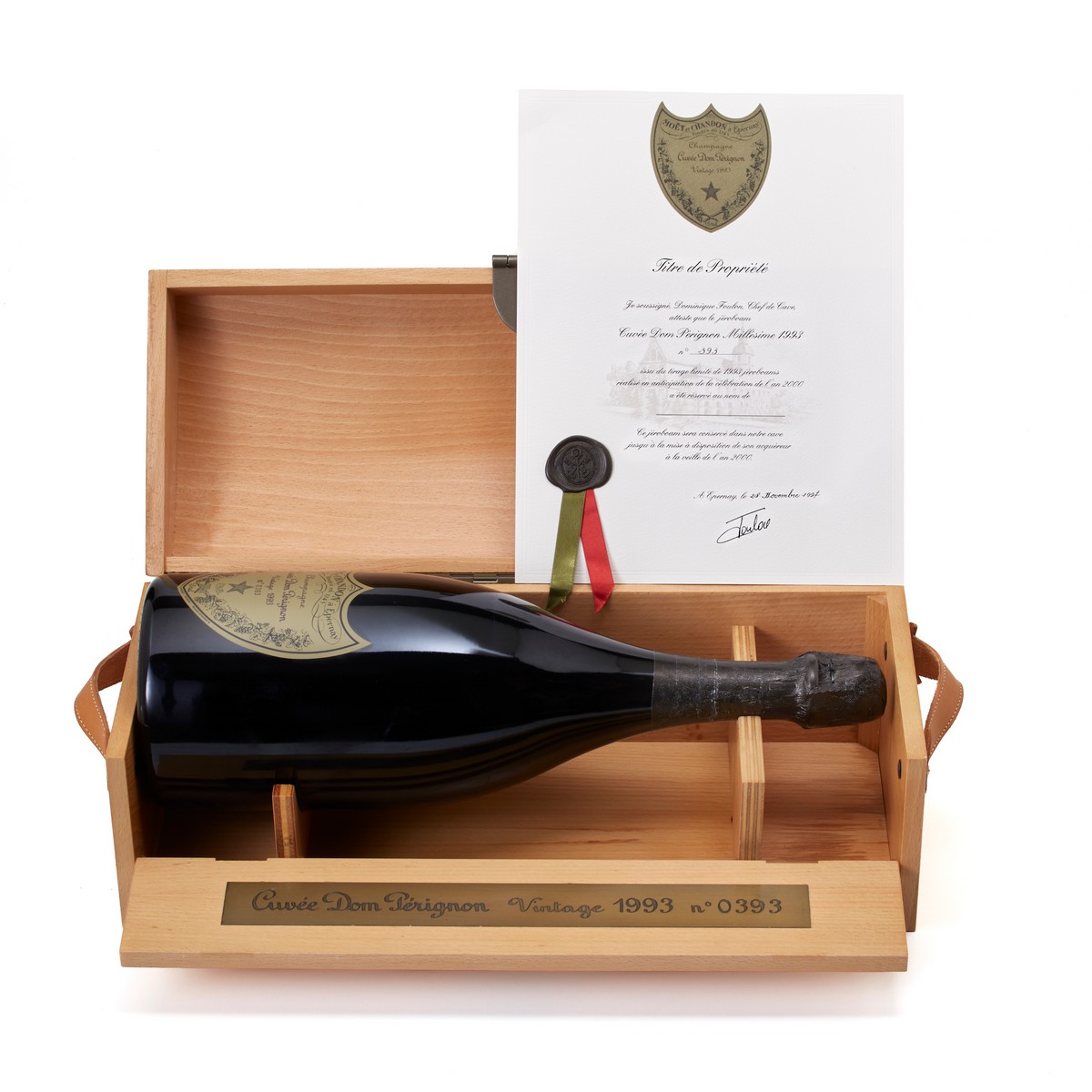Bottiglia di Cuvee Dom Perignon Millesime.