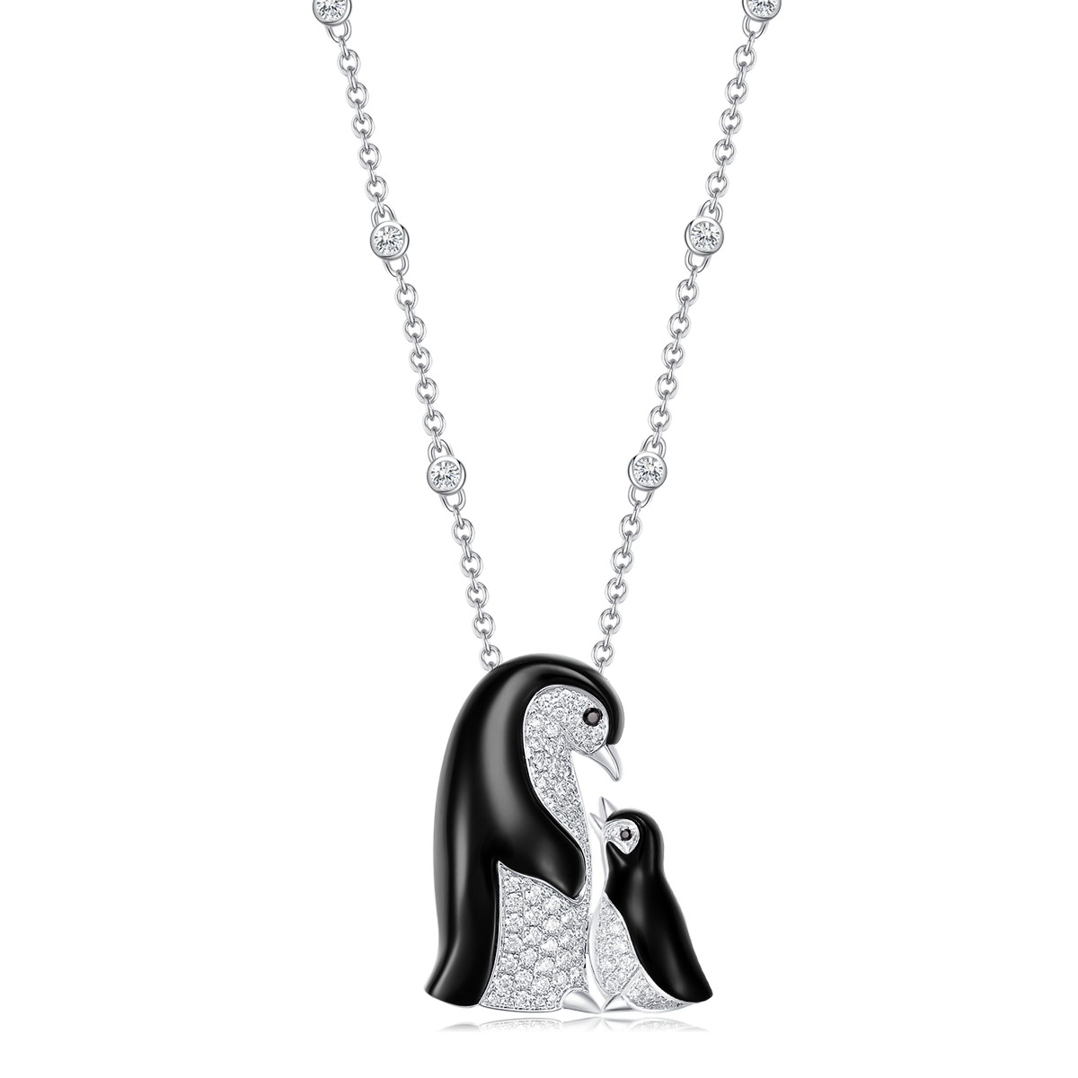 Collana con pinguini della collezione “My little one”.