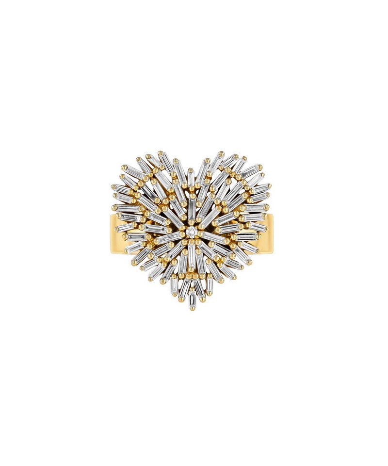 Anello a forma di cuore in oro 18kt, Suzanne Kalan