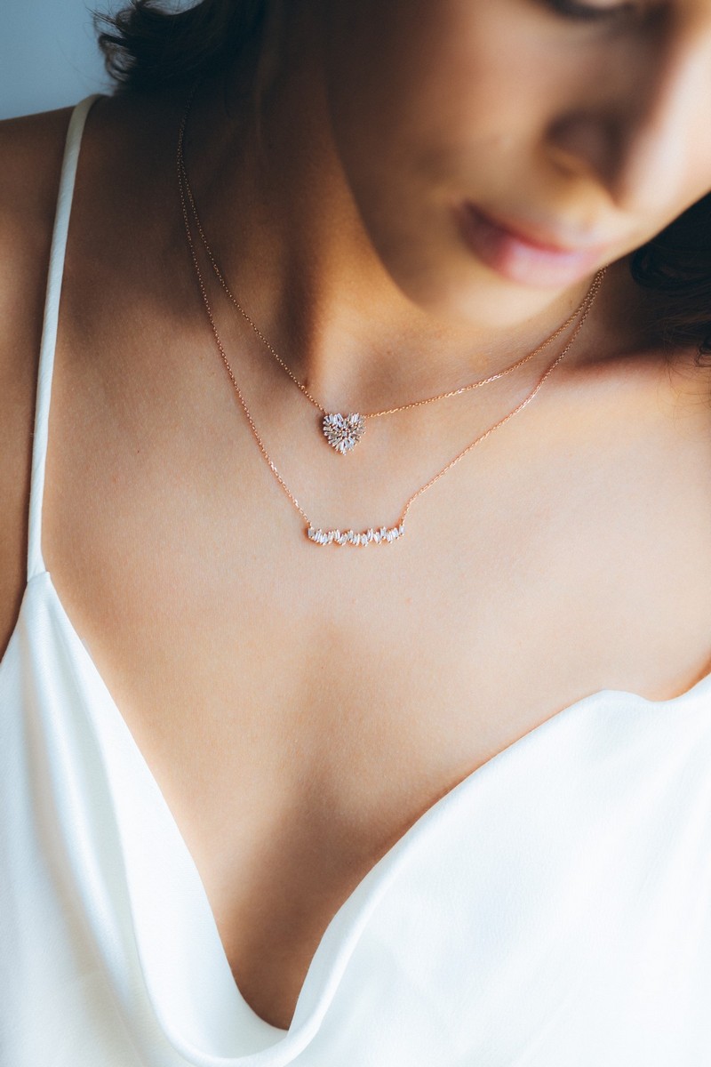 Collana a forma di cuore in oro 18kt, Suzanne Kalan
