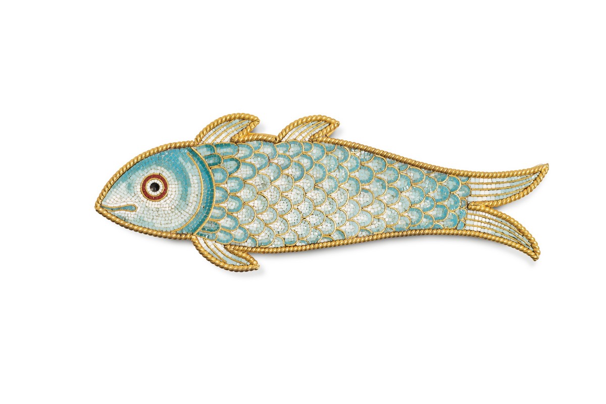Spilla a forma di pesce, Manifattura Castellani.
