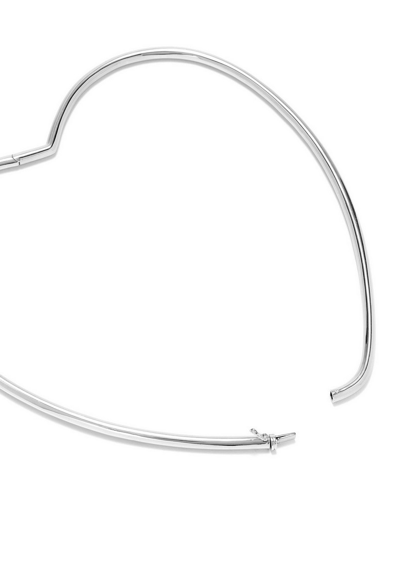 Collana a forma di cuore in oro bianco 9kt, Yvonne Léon