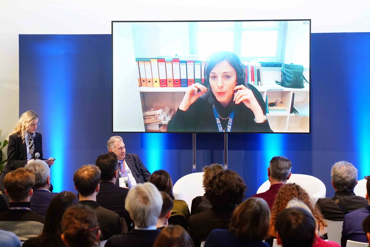 Intervento di Martina Terzoli durante la premiazione