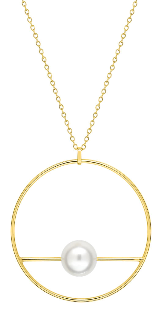 Collana “Necklace” di Marcel Robe Masson, placcata in oro con imitazione di perle