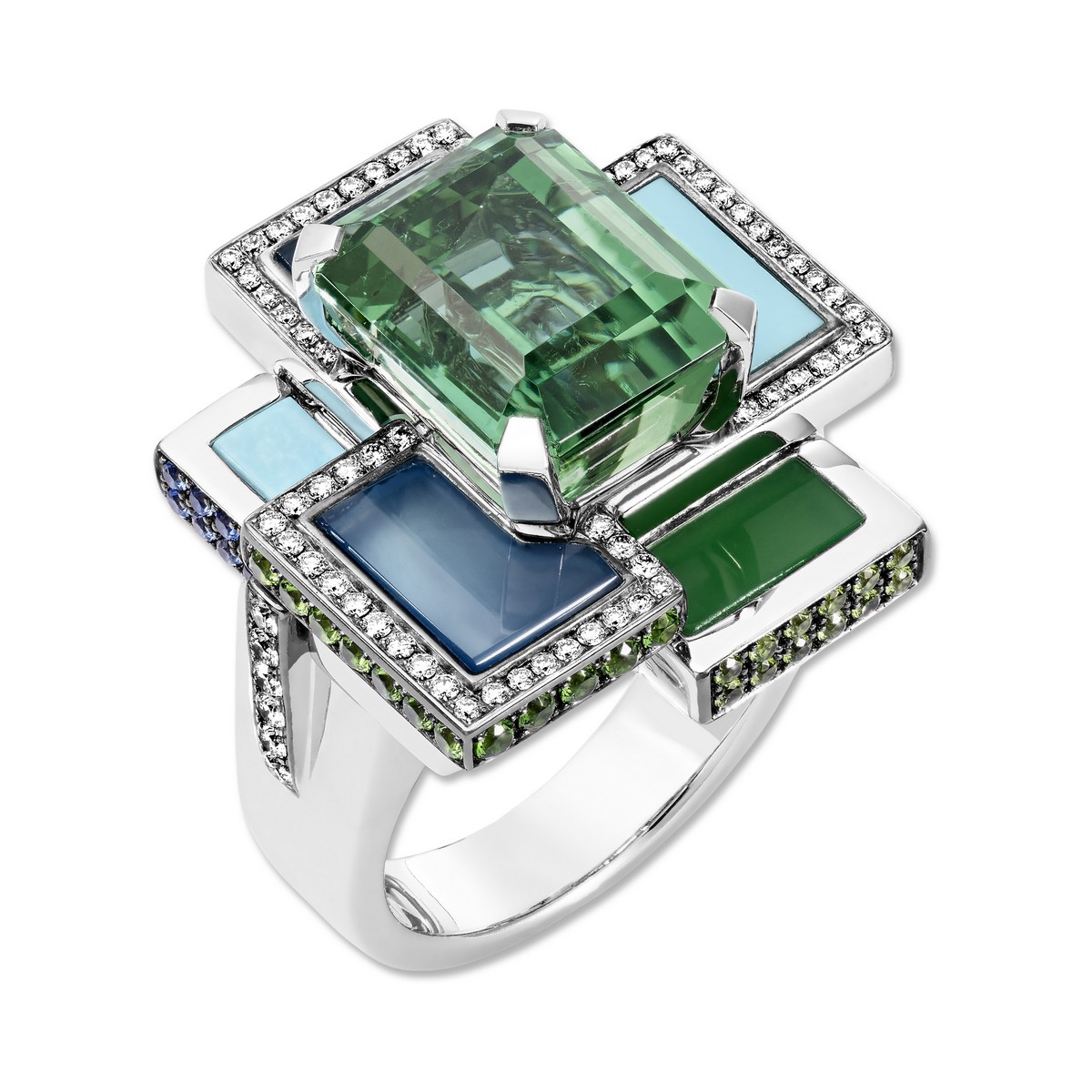 Anello “Jardin Enchanté” di Lorenz Bäumer