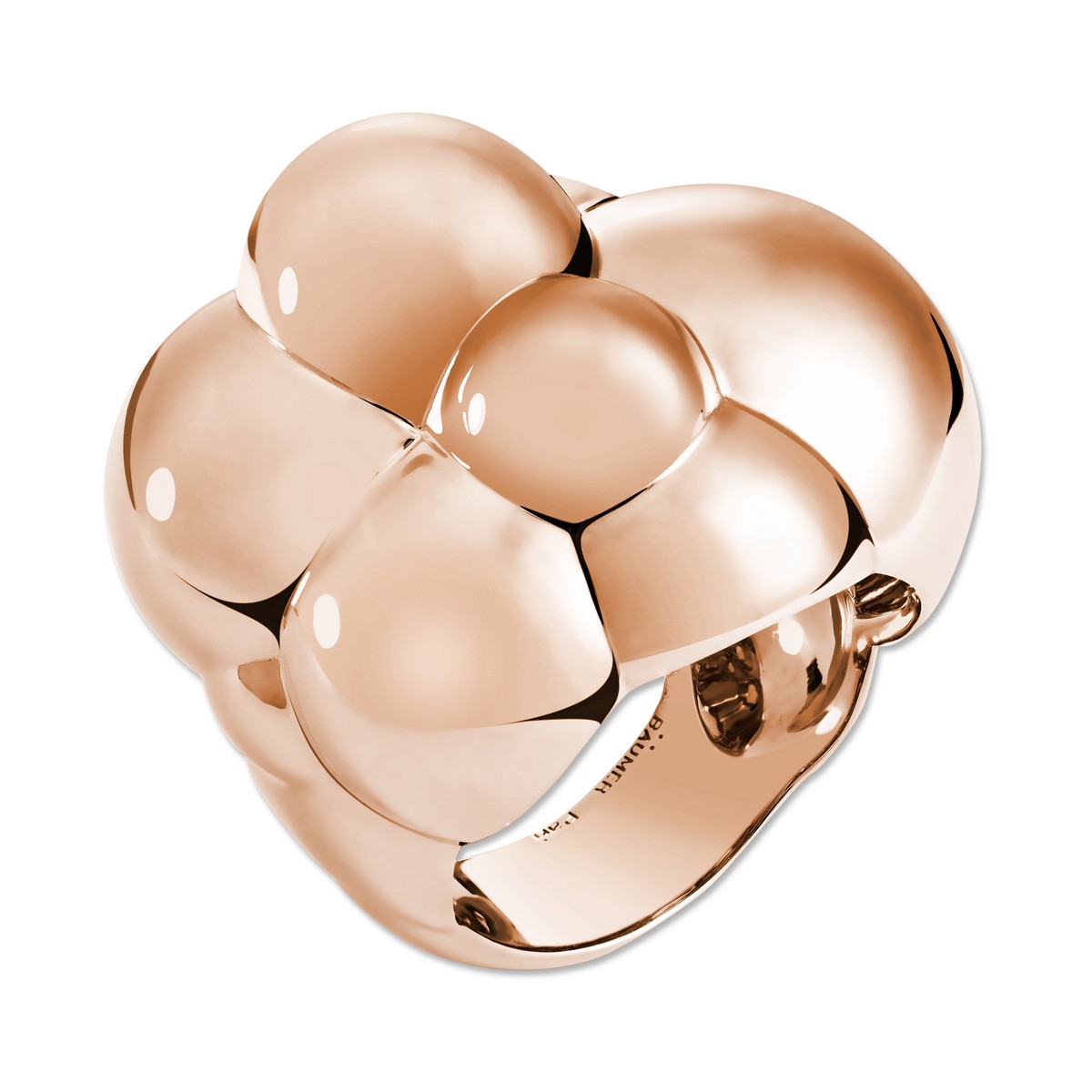 Anello “Aqua Bulle”di Lorenz Bäumer realizzato in oro rosa 18kt