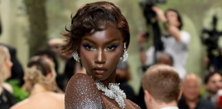Il giardino del tempo al Met Gala 2024: i primi abiti couture di Swarovski tempestati di cristalli Anok Yai al Met Gala 2024 in Haute Couture Swarovski