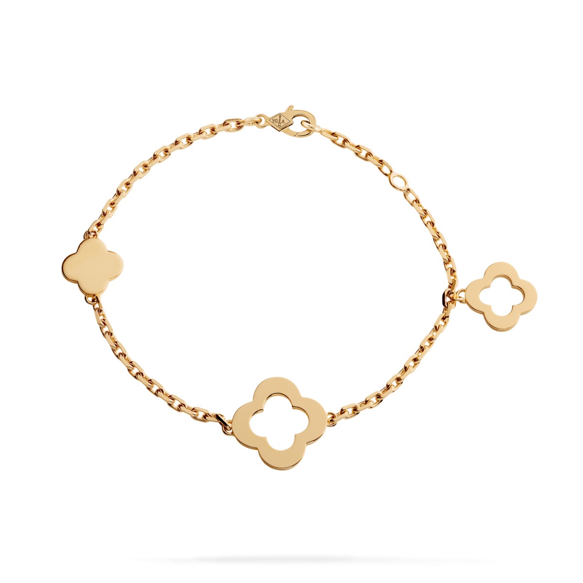 Bracciale con motivo a quadrifoglio