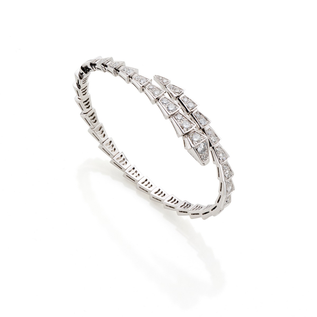 Bracciale Bulgari in oro bianco con diamanti
