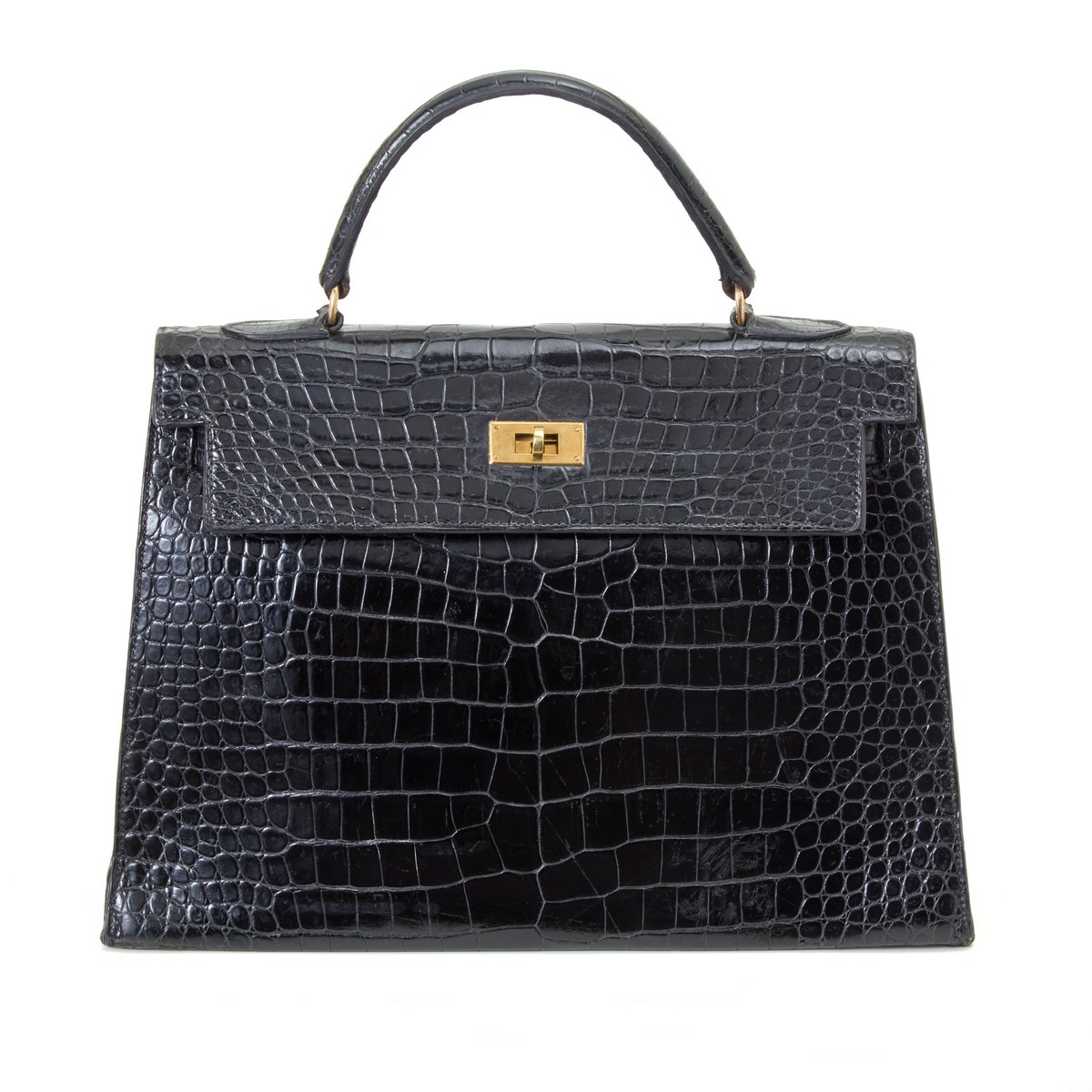 Borsa vintage Hermès Kelly in pitone