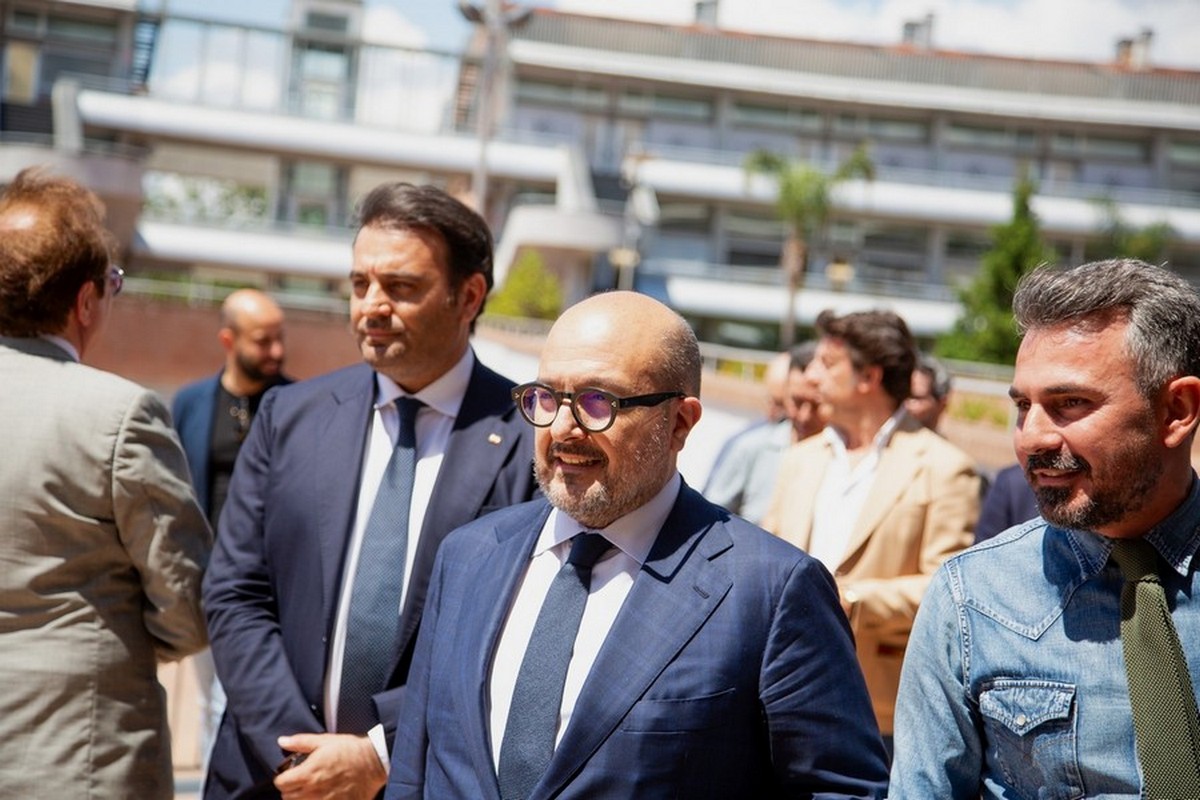 La visita del Ministro della Cultura Gennaro Sangiuliano al Centro Orafo Oromare