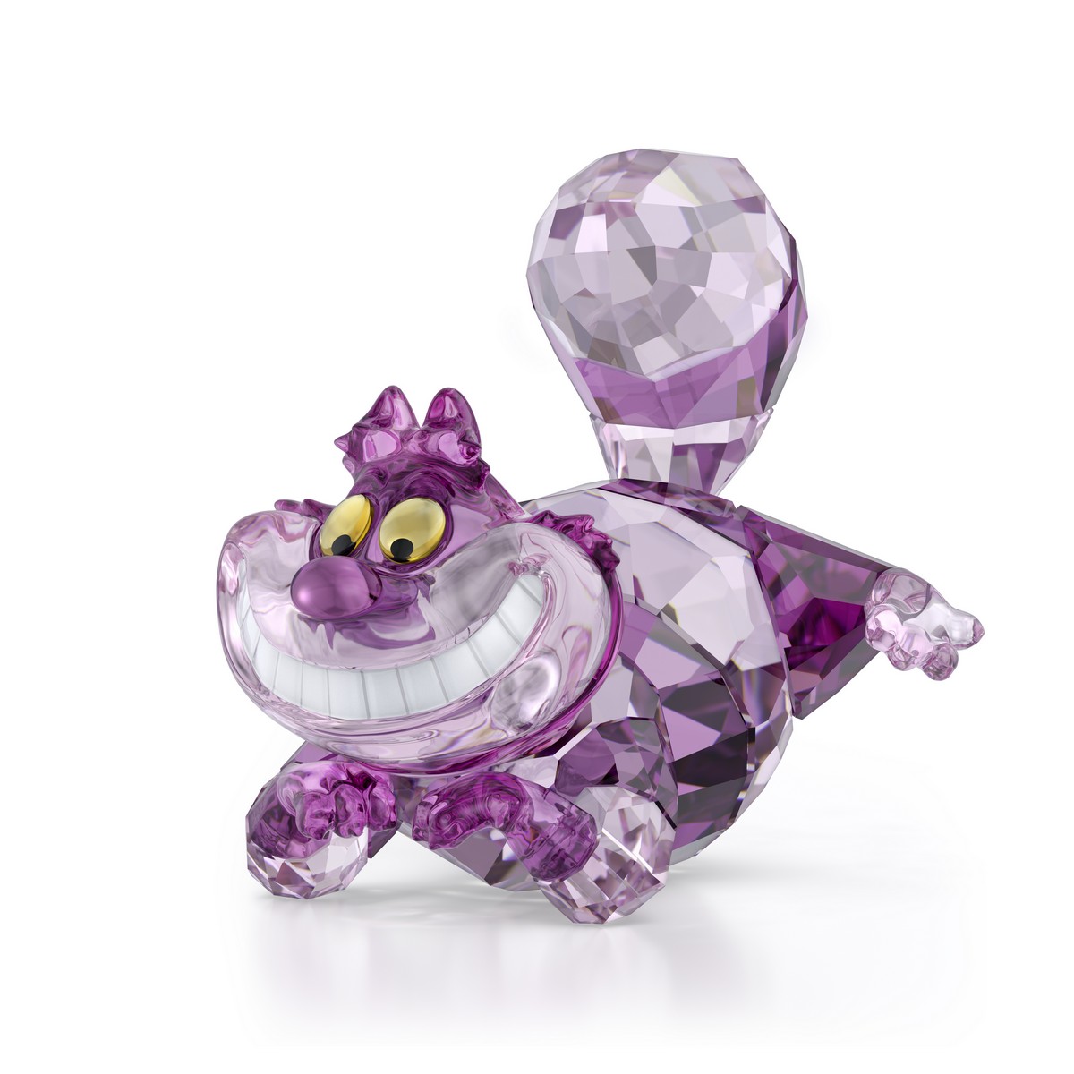 Statuetta dello Stregatto, Swarovski x Disney, collezione “Alice in Wonderland”