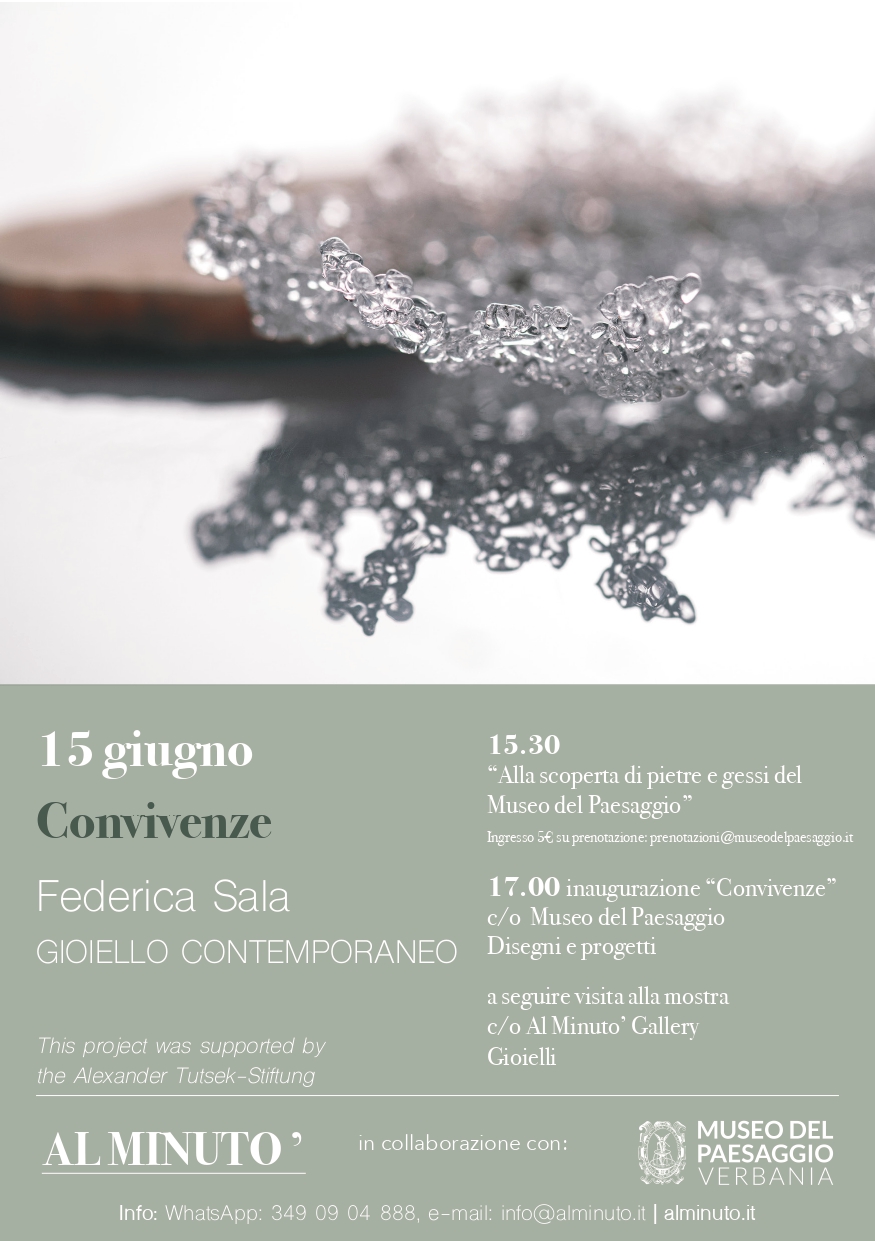 La mostra “Convivenze” di Federica Sala sul gioiello contemporaneo