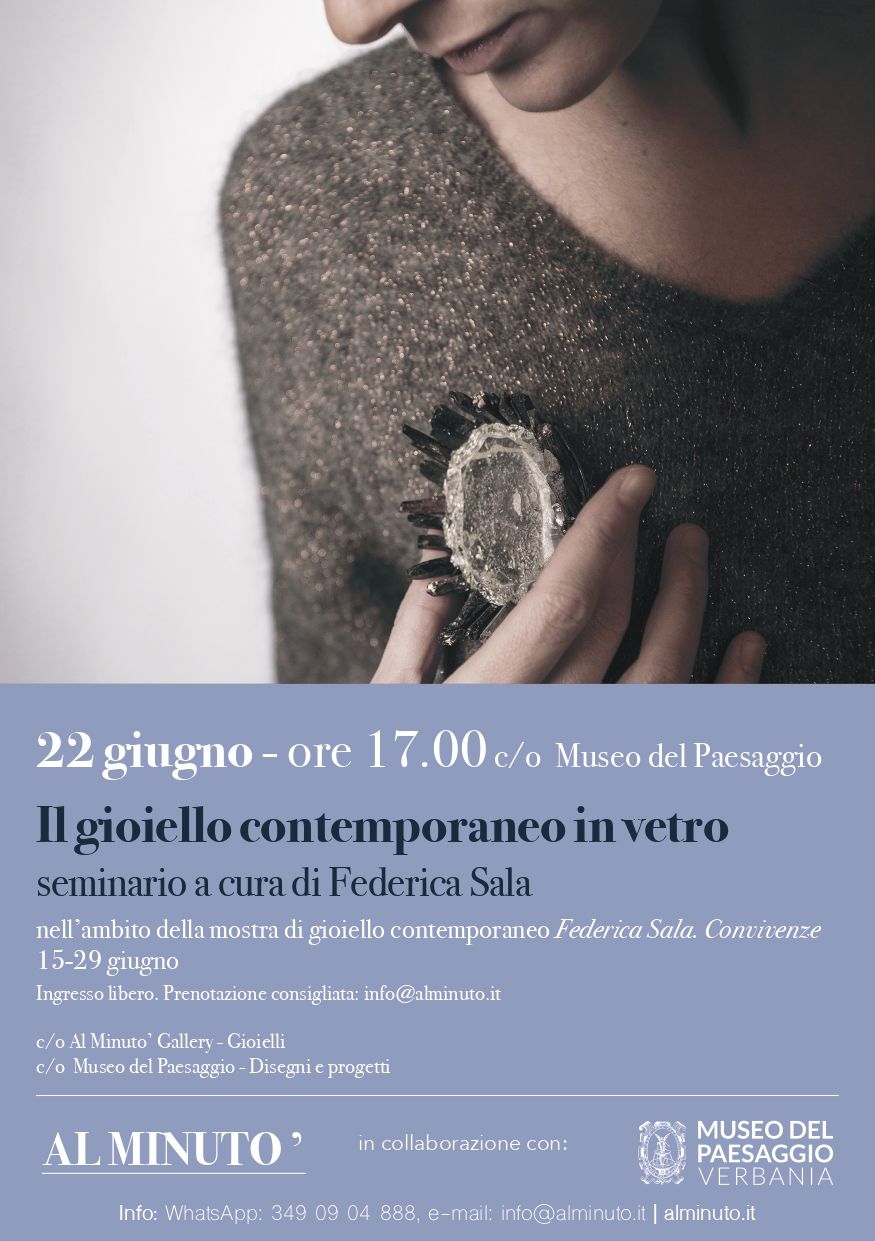 Seminario “Il gioiello contemporaneo in vetro”