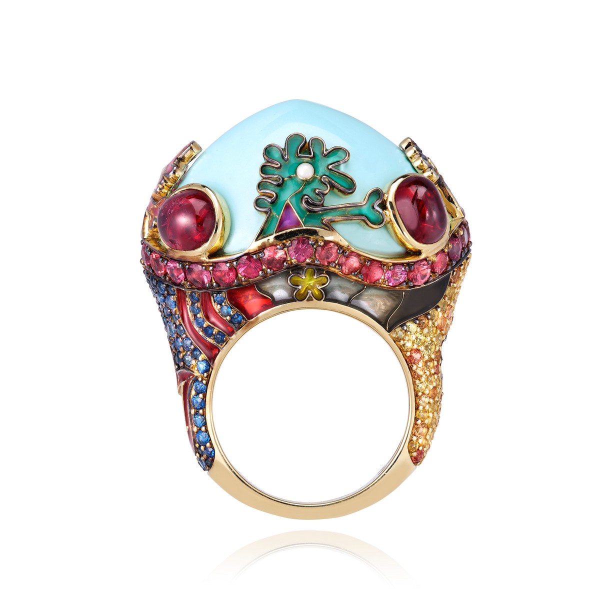 Anello “Des Chamanes en Route” di Lydia Courteille
