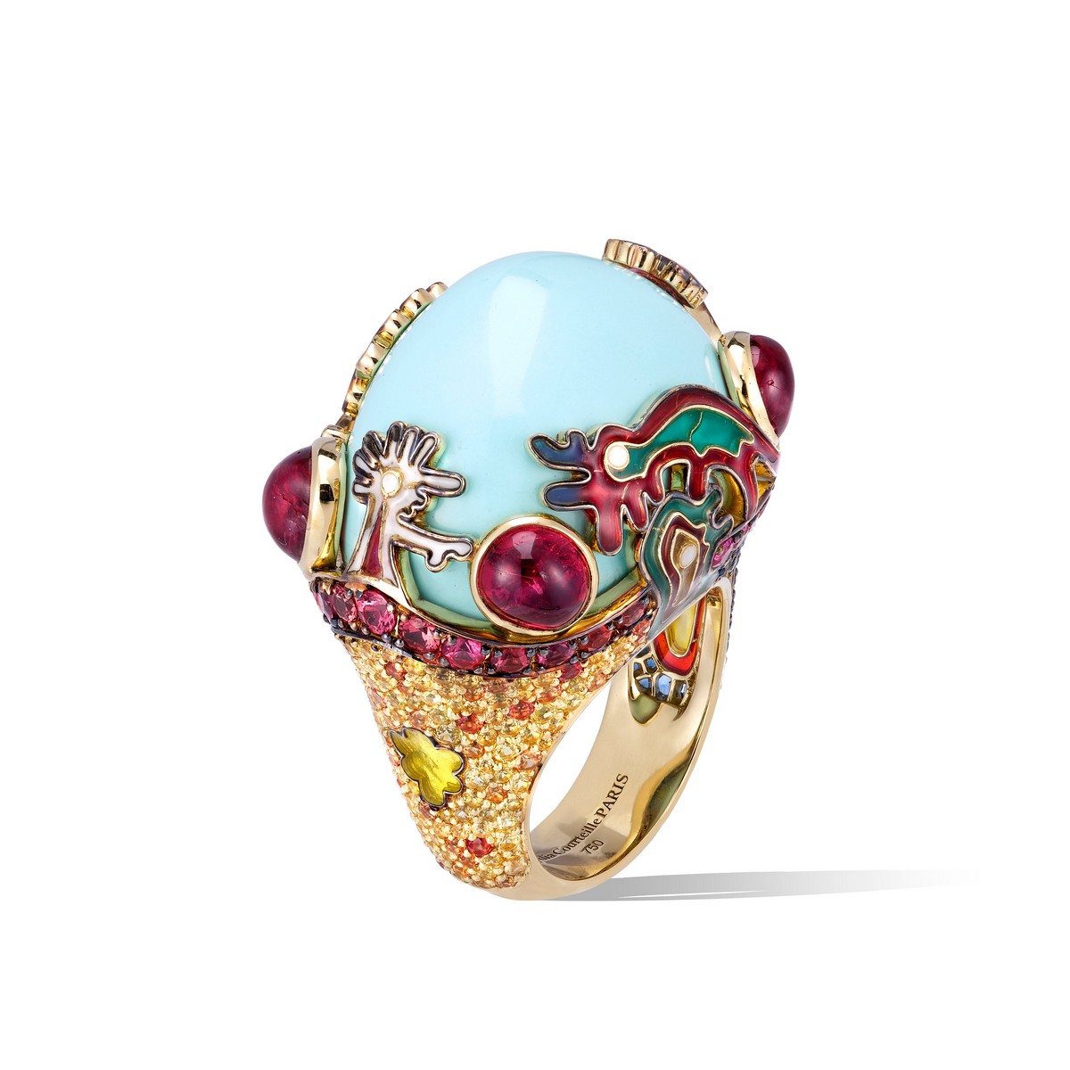 Anello “Des Chamanes en Route” di Lydia Courteille