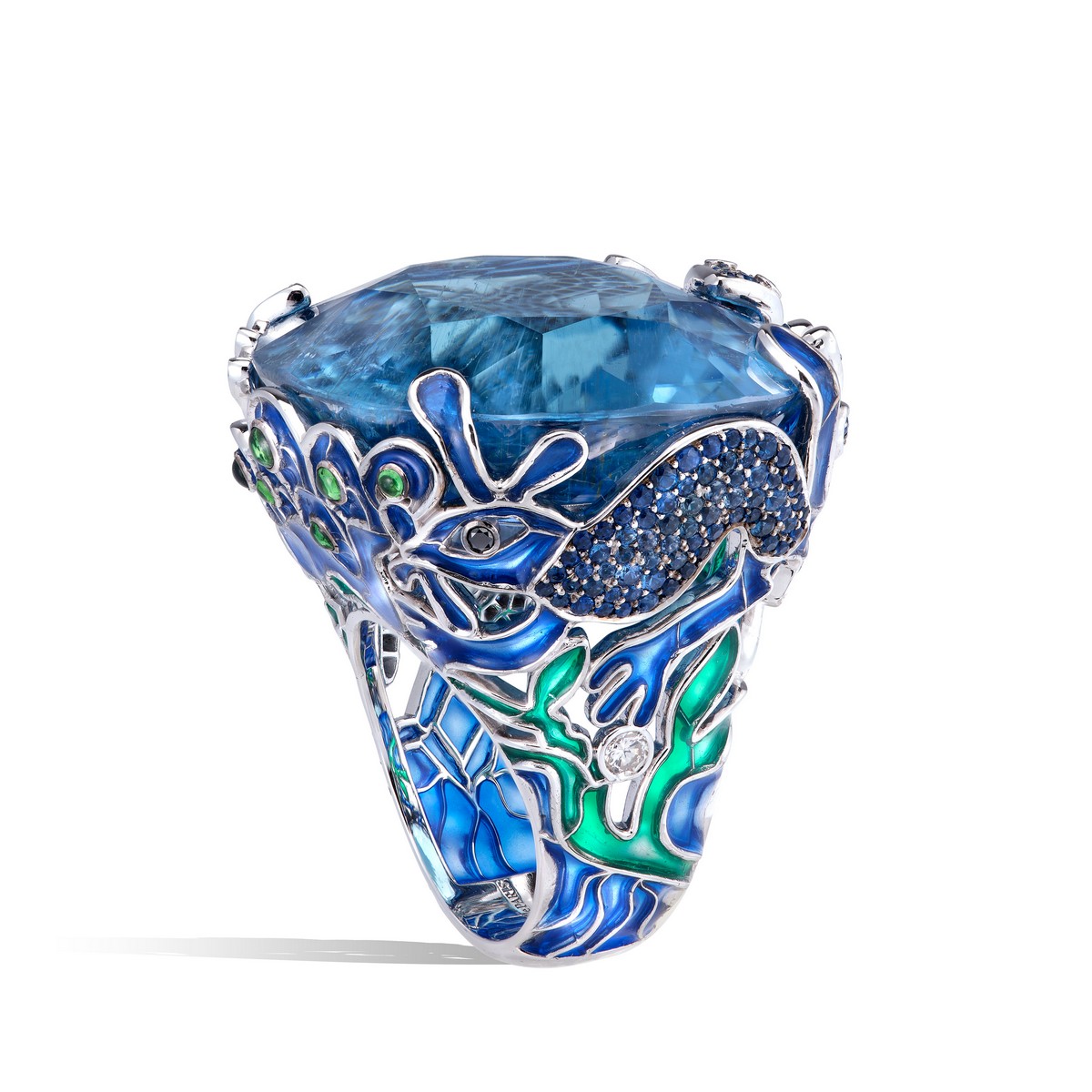 Anello “Tortue et la sécheresse” di Lydia Courteille