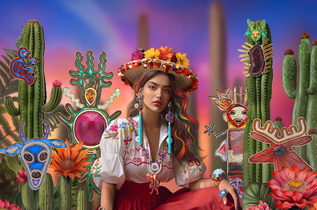huichol-lydia-courteille-HOME La collezione Shamanic Dreams