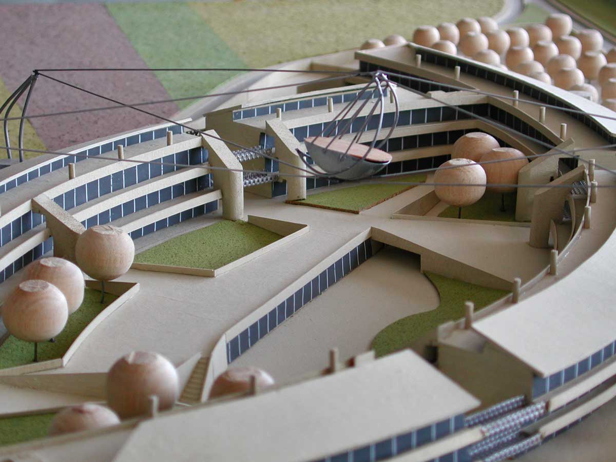 Centro Oromare, Plastico Progetto dell’Architetto Massimo Pica Ciamarra, 2001