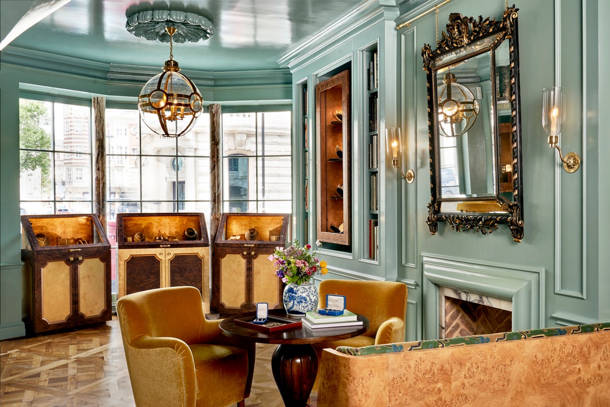 Sala Ingresso in stile residenza privata georgiana