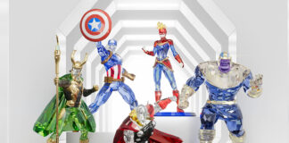 Eroi di cristallo: Loki, Thor e Thanos sono tra i protagonisti della nuova collezione di statuette Swarovski x Marvel Cinque nuove statuette Swarovski x Marvel