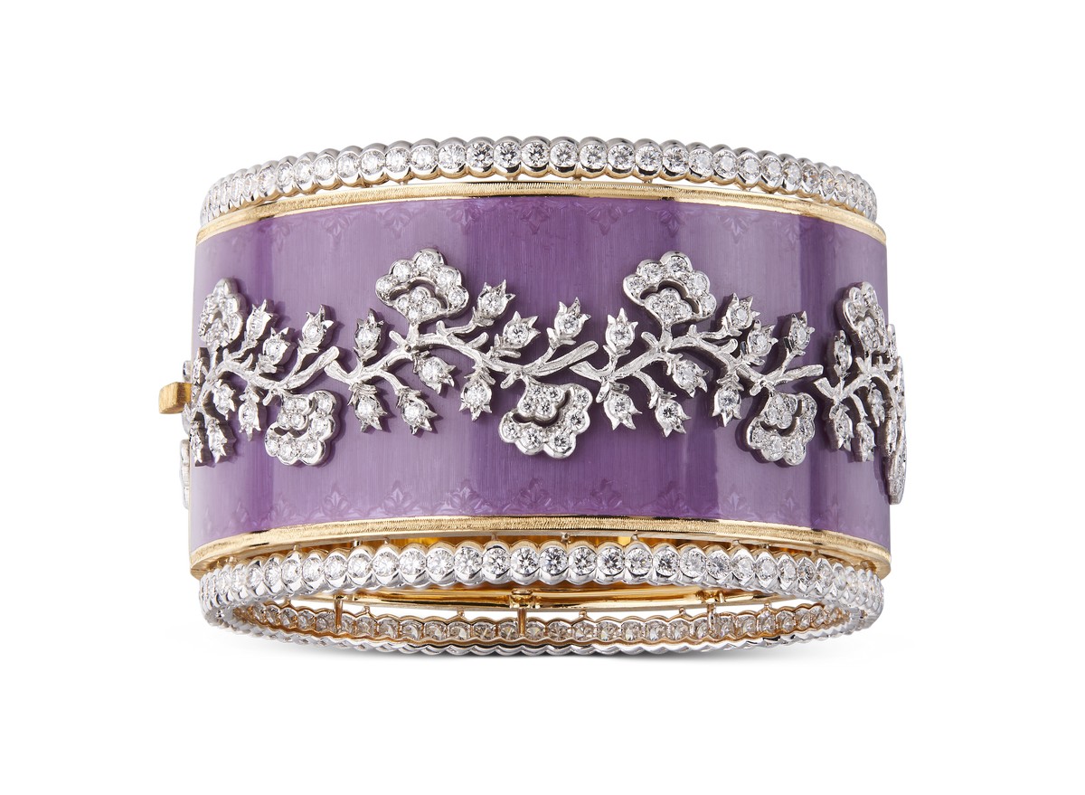Collezione “Idyllium floralis” bangle, Buccellati