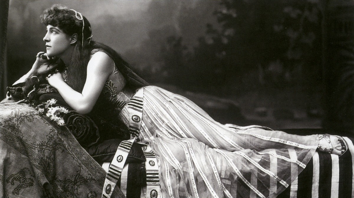 Lillie Langtry nel ruolo di Cleopatra